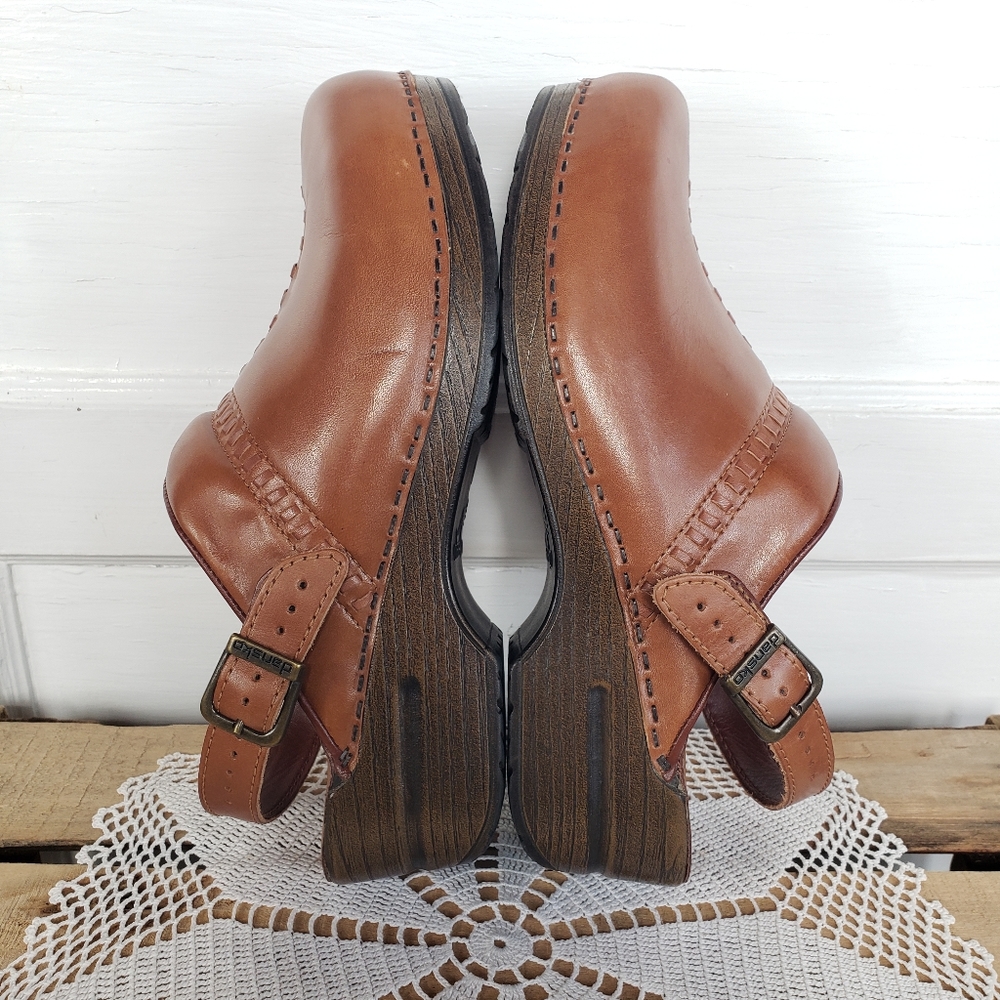 **SOLd*thankyou🌹Dansko Honey Clogs "Ingrid"▪︎Sling-back Braided Mule Slide•EU40 - Picture 12 of 15